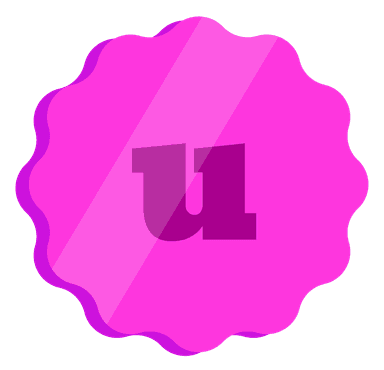 Pink ISO badge