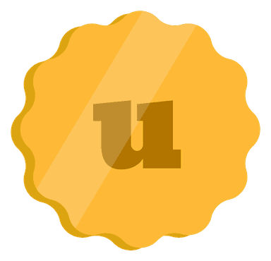 Yellow ISO badge